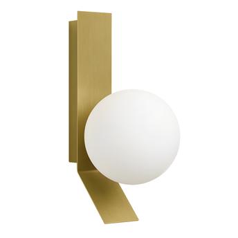 Aplique de parede APP1759-1W Brush Gold/White