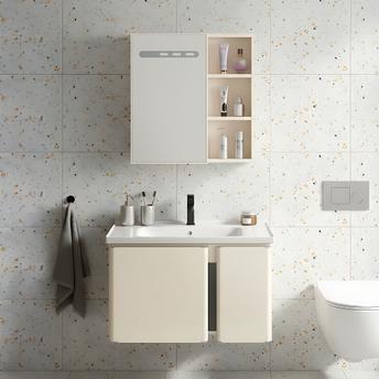 Badrumsmöbelset med tvättställ Tula 60 cm Beige