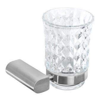 Koupelnový hrnek Brushed Nickel 322224