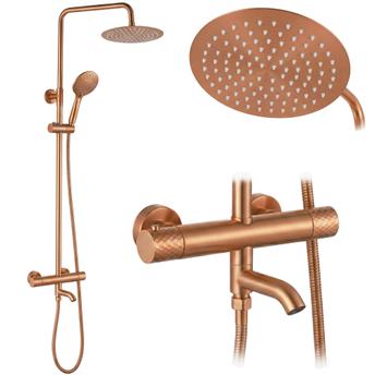 Rea Lungo Diamond Copper Brush dušikomplekt koos termostaadiga