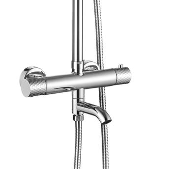 Thermostat Duschset Lungo Diamond Chrome