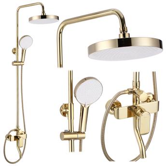 Shower set REA BLOOM GOLD