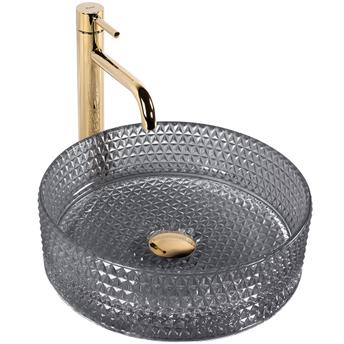 Rea Cristal 35 Black työtasoinen pesuallas