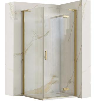 Cabina doccia REA Hugo 80x80  Gold Brush