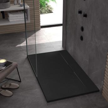 Bazalt long Black 80x100 tuš kada