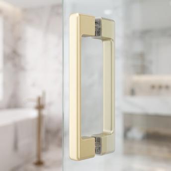 Shower door handle Rea 02 Brushed Gold