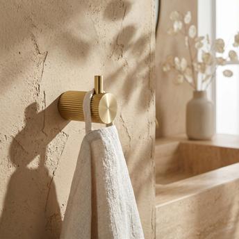 Bathroom hook 64104 SOLO Brush Gold