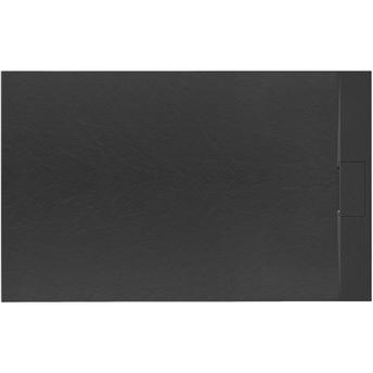 Dušas paliktnis Bazalt Black 80x100