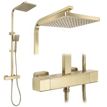 Sprchový set Rea Atrium Brush Gold