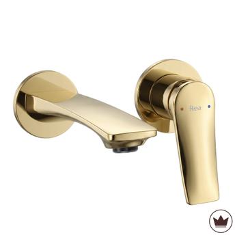 Mitigeur de lavabo encastrable REA VISION Gold + BOX