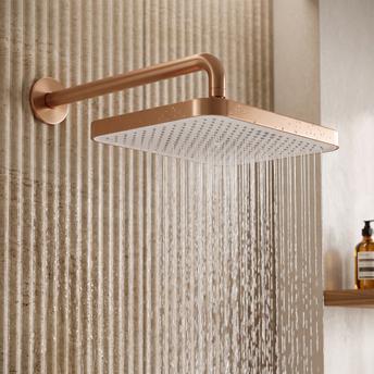 Rectangular shower head REA JS-032 Brushed Copper