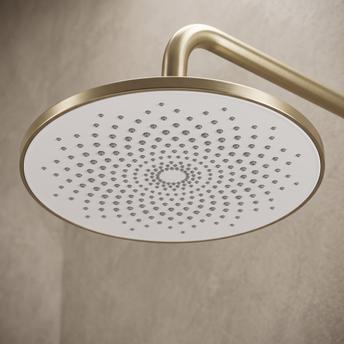 Round rain shower REA JS-021 Gold Brush