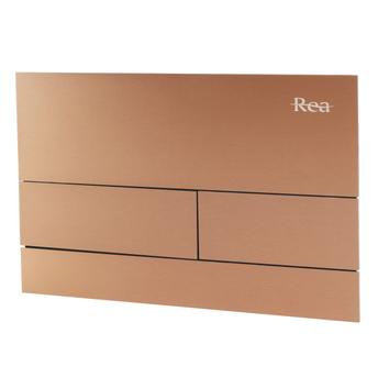 Dugme za okvir za WC školjku K011A-Q i Slim024N Rea T Brush Copper/Brushed Rose Gold