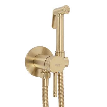 Bidet faucet Rea Lungo Loop Diamond Brush Gold