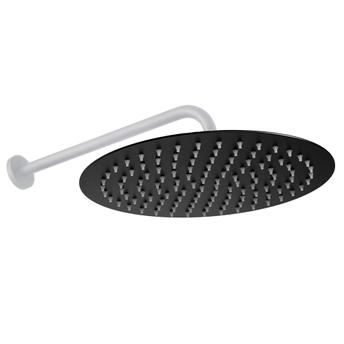 Dažďová sprcha Rea Black Matt 25cm