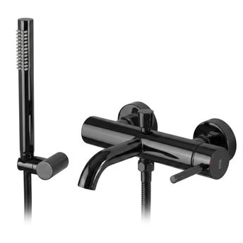 Rubinetto da vasca Rea Lungo Black metallic