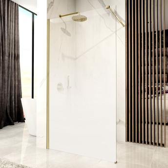 Rea Aero Ombre Gold Brush/White 110 dušas siena
