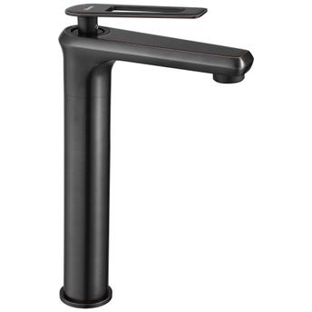 Waschbeckenarmatur REA Blade Old Black high
