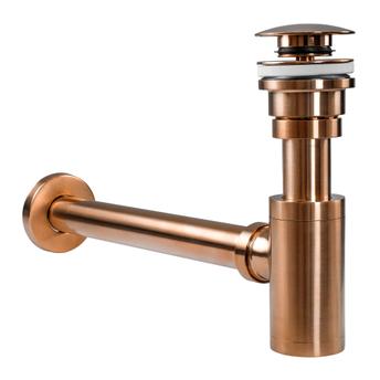 Waschbecken-Siphon Klik-Klak Universal REA COPPER MAT
