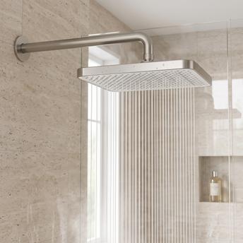 Rechteckige Regendusche REA JS-032 Brushed Nickel