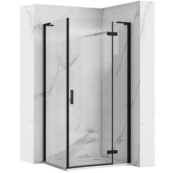 Cabina doccia REA Hugo Black 80x90