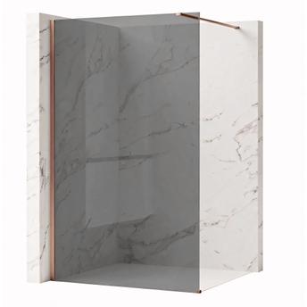 Kabina prysznicowa Walk-In Rea Flexi Grey / Brush Copper 90