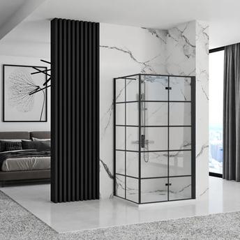 Cabina doccia Rea Molier Black 100x90