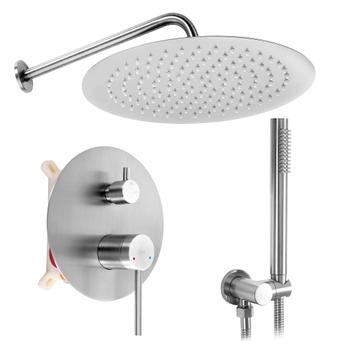 Podomietková sprchová súprava Rea Foss Clif Nickel Brush + BOX