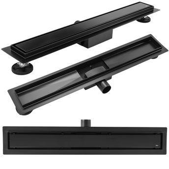 Linear drainage Rea Neox black Matt