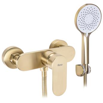 REA DROP Brush Gold dušo čiaupas
