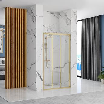 Porta doccia Rea Alex 120 Gold Brush