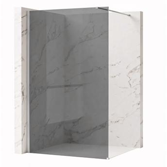 Tuš zaslon Rea Flexi Grey / Chrome 140