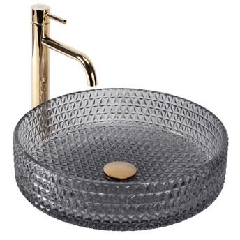 Rea Cristal Grey 39 työtasoinen pesuallas