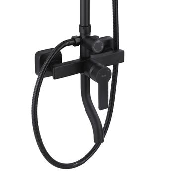 Zuhanyszett REA ARGUS BLACK MATT