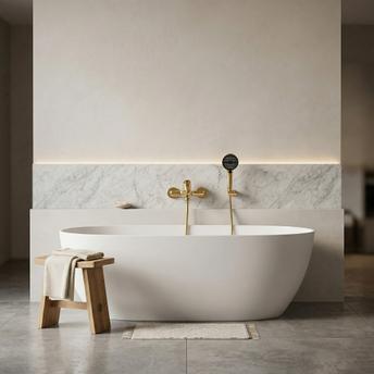 Mitigeur de baignoire PREMIUM REA Vision Gold