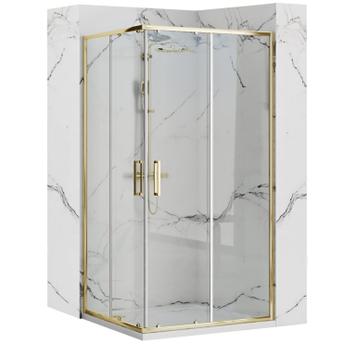 Dušas kabīne Rea Punto 80x100 Gold