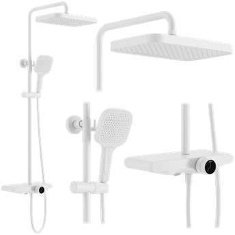 Kit de douche REA Bari White