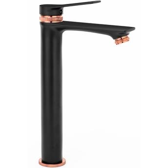 Bathroom faucet Rea Viral Black-rose gold High