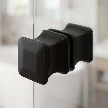 Shower door handle Rea 04 Black