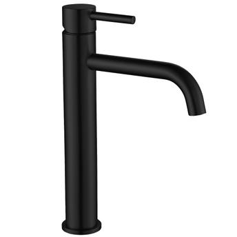 Bathroom faucet Rea Lungo Black High