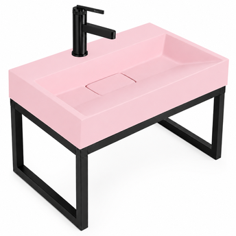 Nablatni umivaonik GOYA PINK 50CM + Okvir