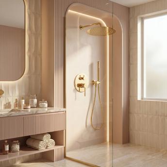 Podomietková sprchová súprava Rea Venti Gold + BOX