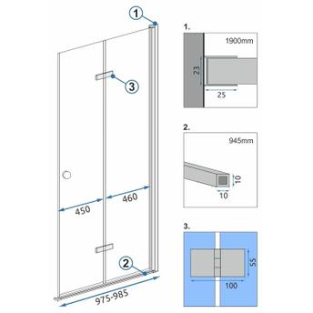 Moduł kabiny FOLD N2 100 Chrome