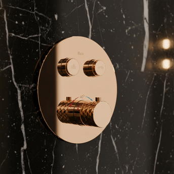 Podomietková sprchová súprava Rea Lungo Diamond Copper + BOX