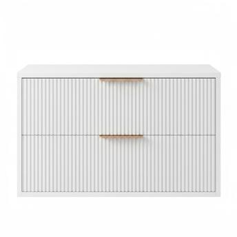 Mobile bagno sotto lavabo Rea Mono 80cm White
