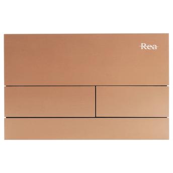 Dugme za okvir za WC školjku K011A-Q i Slim024N Rea T Brush Copper/Brushed Rose Gold
