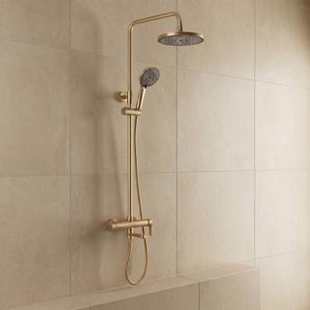 Set de Duș Rea Arcos brush gold