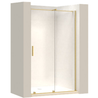 Puerta de ducha Rea Montana 100 Gold brush