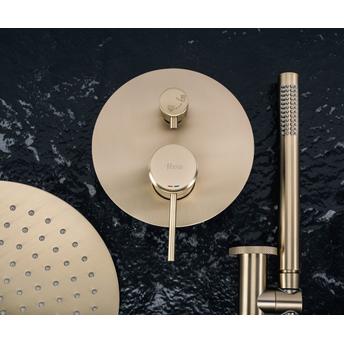 Κρυφό σετ ντους Rea Lungo Grip Gold Brush  + BOX