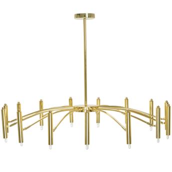 Plafondlamp met glazen bol APP1197-15CP Gold